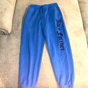 Juicy Couture and Forever 21 blue sweatpants size XS